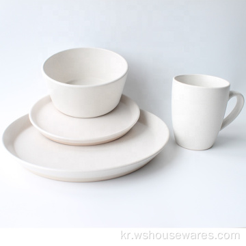 뜨거운 판매 16pcs Dinnerset 컬러 유약